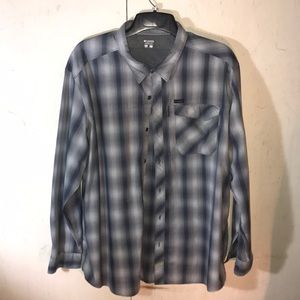 Columbia Omni Dry men’s button down Sz XXL mint